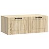 vidaXL Sieninė TV spintelė Sonoma ąžuolas 78,5 x 41 x 30 cm