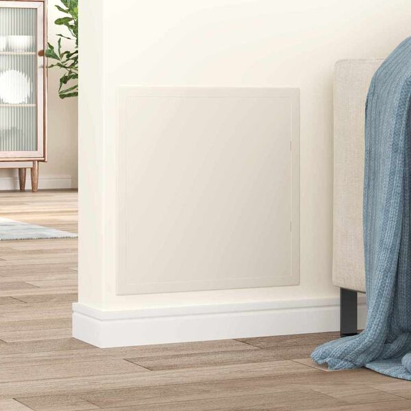 vidaXL Prieigos panelės Balta 40 x 40 cm ABS plastikas