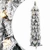 vidaXL Dirbtinė ap&scaron;viesta Kalėdų eglutė su 45 LED ir sniegu, 90cm