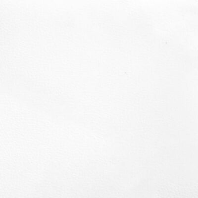 vidaXL Galvūgalis su auselėmis, baltos,83x16x78/88cm, dirbtinė oda