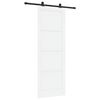 vidaXL Slankios durys ORKDAL Balta 83 x 232 cm Pu&scaron;ies medienos masyvas