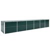 vidaXL Auk&scaron;tas lovelis, žalias, 480x80x77cm, galvanizuotas plienas
