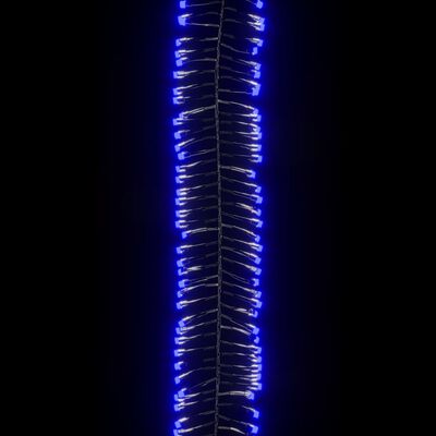 vidaXL LED lempučių girlianda, 17m, PVC, 2000 mėlynų LED, tanki