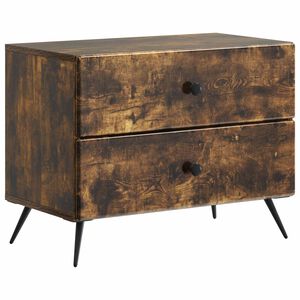 vidaXL &Scaron;alia lovos spintelė Dūminio ąžuolo 62 x 34,5 x 47,5 cm