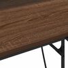 vidaXL Stalas Rudas ąžuolas 100 x 50 x 86,5 cm Apdirbta mediena