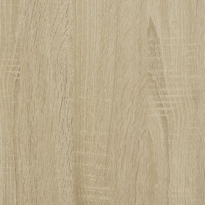 vidaXL Lovos rėmas, sonoma ąžuolo spalvos, 75x190cm, apdirbta mediena