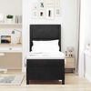 vidaXL Kiemas lova su čiužiniu su galvūgalio Juoda 80 x 200 cm Aksomas