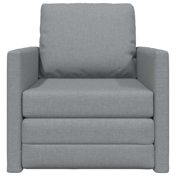 vidaXL Sofa lova 60cm &Scaron;viesiai pilka audinys