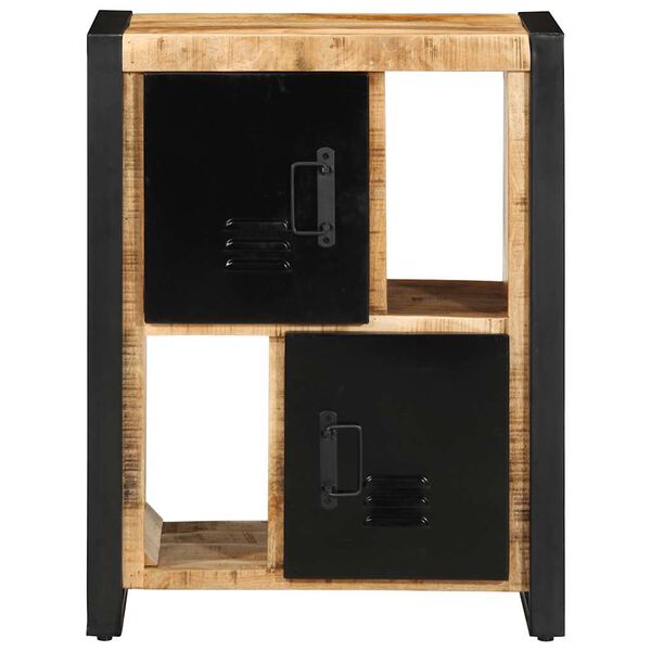 vidaXL indauja 55x35x70 cm Tvirtas neapdorotos medienos mangas