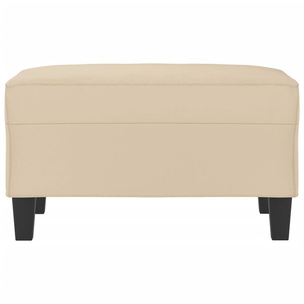 vidaXL Pakoja, kreminės spalvos, 70x55x41cm, mikropluo&scaron;to audinys