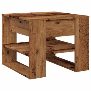 vidaXL Kavos staliukas Old Wood 55,5x55x45 cm Inžinierinė mediena