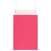 vidaXL Popieriniai mai&scaron;eliai 250vnt. su rankenomis, rožinis 32x17x25cm