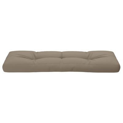 vidaXL Paletės pagalvėlė, taupe spalvos, 120x40x12cm, audinys