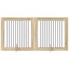 vidaXL &Scaron;unų vartai su stovais 2 pcs Sonoma ąžuolas 100 x 100 cm