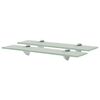 vidaXL Pakabinamos lentynos, 2vnt., 50x10cm, stiklas, 8mm (243772x2)