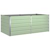 vidaXL Lovelis Pastelinė žalia 195 x 100 x 75 cm Galvanizuotas plienas
