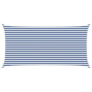 vidaXL Saulės burė Mėlyna ir balta 6 x 3 m 100% poliesteris Oksfordas