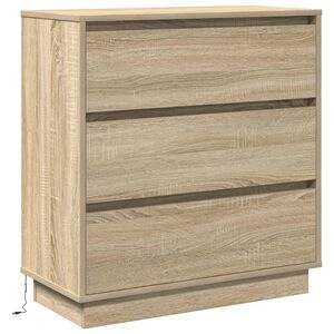 vidaXL &Scaron;alia lovos spintelė Sonoma ąžuolas 71 x 34,5 x 75 cm