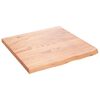 vidaXL Vonios stalvir&scaron;is, &scaron;viesiai rudas, 60x60x(2-4) cm, mediena