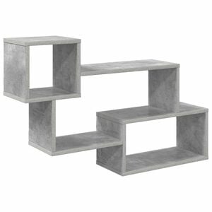 vidaXL Plūduriuojanti lentyna Betono pilka 87 x 20 x 55 cm