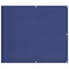 vidaXL Balkono pertvara, mėlyna, 90x1000cm, 100% oksfordo poliesteris