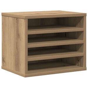 vidaXL Darbo stalo organizatorius Amatininkų ąžuolas 36 x 26 x 29,5 cm