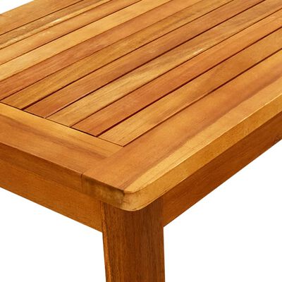 vidaXL Sodo kavos staliukas, 70x40x36cm, akacijos medienos masyvas