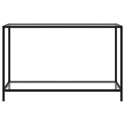 vidaXL Konsolinis staliukas, skaidrus, 120x35x75cm, grūdintas stiklas