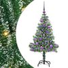 vidaXL Dirbtinė Kalėdų Eglė Su Sniegu ir LED &Scaron;viesa su 150 LED 120 cm