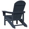 vidaXL Adirondack kėdė Tamsiai mėlyna 74 x 82 x 92cm HDPE