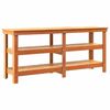 vidaXL Darbastalis 181.5 x 50 x 80 cm Pu&scaron;ies medienos masyvas