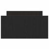 vidaXL Lovos rėmas Juodas ąžuolas 203 x 93 x 50 cm Apdirbta mediena