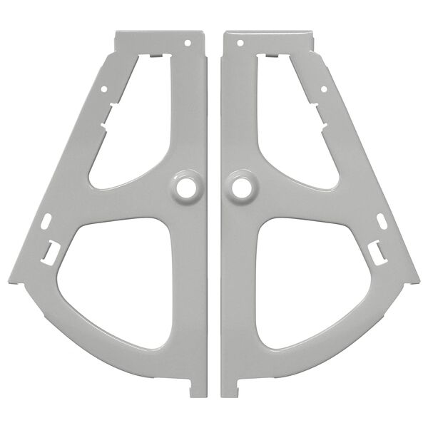 vidaXL Flip stalčiaus vyrys 12 pcs Sidabro 235 x 155 x 30 mm Geležis