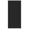 vidaXL &Scaron;oninė spintelė, juodos spalvos, 40x33x70cm, apdirbta mediena