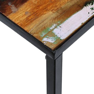 vidaXL Kavos staliukas, perdirbtos medienos masyvas, 100x60x40 cm