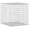 vidaXL Gabionas su 3,5 mm laidu ir 5x5 cm tinkleliu 50x50x50 cm