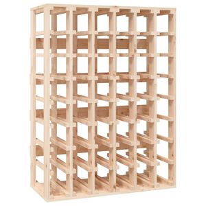 vidaXL Vyno butelių stovas, 70x33x94cm, pu&scaron;ies medienos masyvas