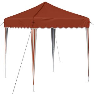 vidaXL Pop-up &scaron;ventinis palapinė 195 x 195 x 245 cm Terakotos