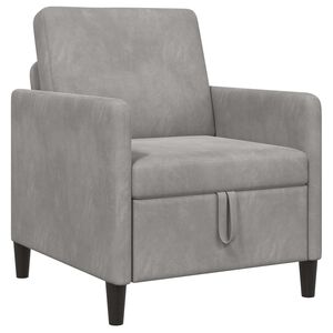 vidaXL Sofa su saugojimo vieta &Scaron;viesiai pilka 72 x 78 x 87 cm