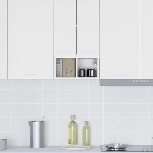 vidaXL Pakabinama spintelė Balta 20 x 29,5 x 40 cm Apdirbta mediena