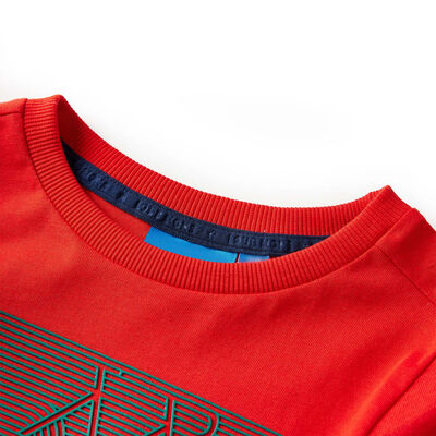 Vaikiški marškinėliai ilgomis rankovėmis, raudoni, 92 dydžio