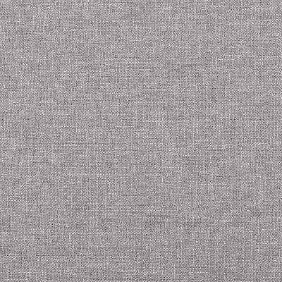 vidaXL Lovos rėmas su spyruoklėmis, pilkas, 160x200 cm, audinys