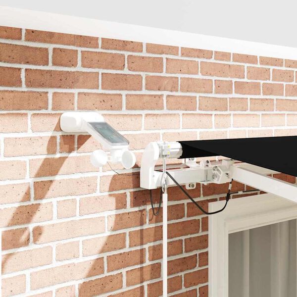 vidaXL I&scaron;traukiama markizė Juoda 300 x 250 cm Poliesteris ir Metalas