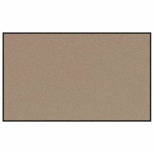 vidaXL Durų kilimėlis Bežinė ir juoda 90 x 150 cm 100% poliamidas