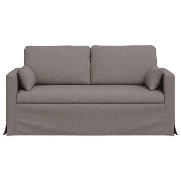 vidaXL Sofa Taupe Bendri matmenys: 158 x 78 cm (P X G x A) Aksomas