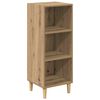 vidaXL Kabalas Amatininkų ąžuolas 34,5 x 32,5 x 90 cm Apdirbta mediena
