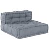 vidaXL Modulinė sofa Pilka 70 x 70 x 56 cm audinys