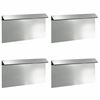vidaXL Sraigių tvora 4 vnt. 50 x 3,5 x 25 cm Galvanizuotas plienas