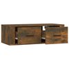vidaXL Pakabinama TV spintelė, dūminio ąžuolo, 80x36x25cm, mediena