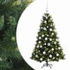 vidaXL Dirbtinė kalėdinė eglutė su rutuliuku 120 cm 150 LED